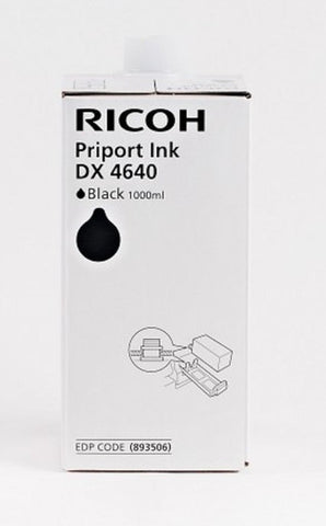 Ricoh Priport Black Ink DX 4640 EDP 893506